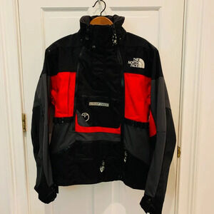 Vintage Mens North Face Steep Tech Scot Schmidt Snowboard Ski Jacket Red…